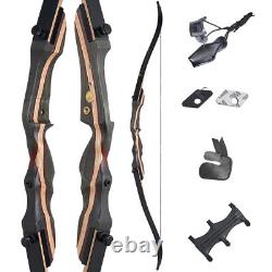 Archery Takedown Recurve Bow 62 Right Hand 20-50lbs for Adult & Youth Beginner