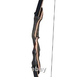 Archery Takedown Recurve Bow 62 Right Hand 20-50lbs for Adult & Youth Beginner