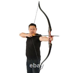 Archery Takedown Recurve Bow Hunting Target & Arrows Arm Guard Finger Glove Set