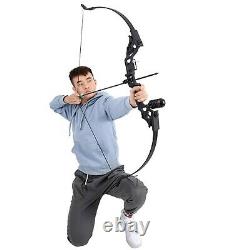 Archery Takedown Recurve Bow and Arrow Set for Adults Practice Hunting Long B