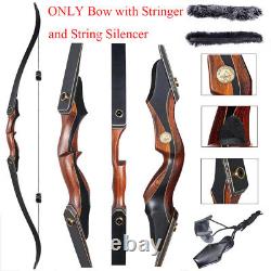 Archery Traditional American Hunting 60 Takedown Wooden Recurve Bow and Arrow