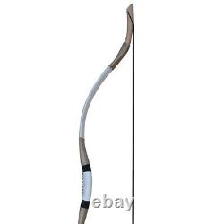 Archery Traditional Recurve Bow Handmade Cowhide for Bow Hunting Practice