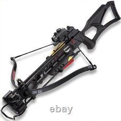 Avalanche Anaconda Recurve Black Crossbow 175-lb Draw Weight Red-Dot Scope