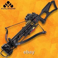 Avalanche Anaconda Recurve Black Crossbow 175-lb Draw Weight Red-Dot Scope
