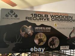 Avalanche Wooden Recurve Crossbow 150 lb. Draw Fires at 210 FPS 5.61LB