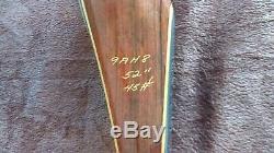 BEAR Bow ARCHERY RH KODIAK MAGNUM RECURVE 52 45# GRAYLING MI 1962