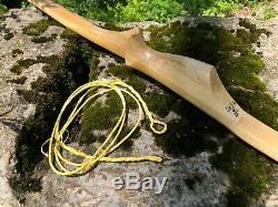 Bamboo Hickory Laminated Longbow 55# @28 Flatbow, traditional primitive archery