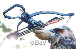 Barnett BCR Recurve Crossbow includes 3 Headhunter Arrows Quiver Shoots 245 FPS