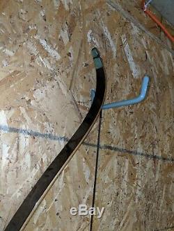Bear Archery GREEN & BLACK Grizzly Recurve Bow Right Hand 58 45X# RARE