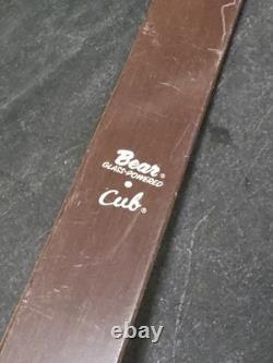 Bear Archery Glass Powered Cub Recurve Bow 48# amo-62 Vintage