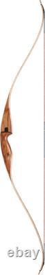 Bear Archery Grizzly Hunter Recurve RH 45lb Canary Wood and Clear Glass