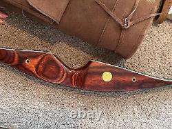 Bear Archery Grizzly Recurve Bow Brown Maple 30# with travel case