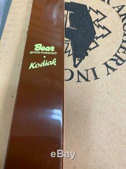 Bear Archery Kodiak MAPLE/ BOLIV ROSEWOOD GLOSS Recurve Bow RH 60 60LB AK1560GR