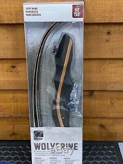 Bear Archery Wolverine take down 62 Recurve Bow Right Hand 50# 50LB withstringer
