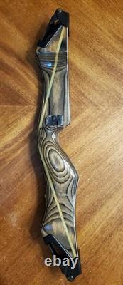 Bear B Handle Custom Kodiak Gainesville Green Stripe Takedown Bow Riser #B-6356