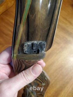 Bear B Handle Custom Kodiak Gainesville Green Stripe Takedown Bow Riser #B-6356