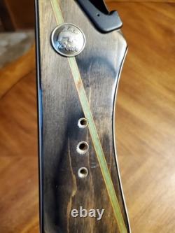 Bear B Handle Custom Kodiak Gainesville Green Stripe Takedown Bow Riser #B-6356