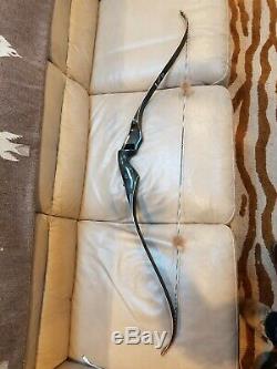 Bear Black Panther Recurve bow in really great condition. One small hole drilled