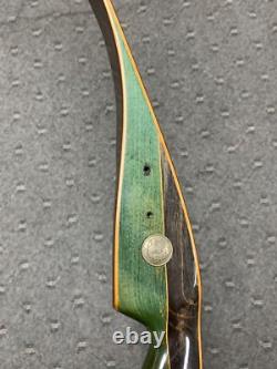 Bear Glass Powered Grizzly Recurve Archery Bow AMO-58 50# Green & Brown