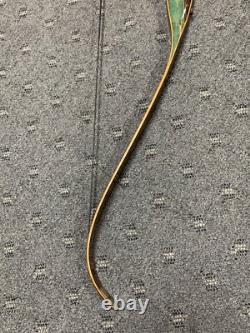 Bear Glass Powered Grizzly Recurve Archery Bow AMO-58 50# Green & Brown