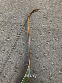 Bear Glass Powered Grizzly Recurve Archery Bow AMO-58 50# Green & Brown