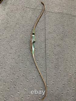 Bear Glass Powered Grizzly Recurve Archery Bow AMO-58 50# Green & Brown
