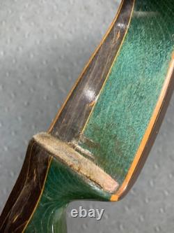 Bear Glass Powered Grizzly Recurve Archery Bow AMO-58 50# Green & Brown