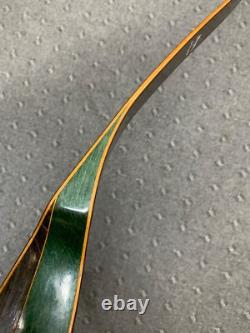 Bear Glass Powered Grizzly Recurve Archery Bow AMO-58 50# Green & Brown