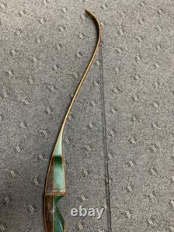 Bear Glass Powered Grizzly Recurve Archery Bow AMO-58 50# Green & Brown