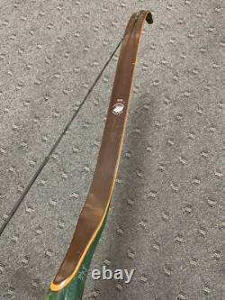Bear Glass Powered Grizzly Recurve Archery Bow AMO-58 50# Green & Brown