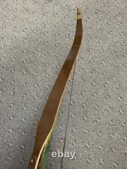 Bear Glass Powered Grizzly Recurve Archery Bow AMO-58 50# Green & Brown