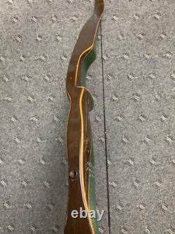 Bear Glass Powered Grizzly Recurve Archery Bow AMO-58 50# Green & Brown