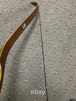 Bear Glass Powered Grizzly Recurve Archery Bow AMO-58 50# Green & Brown