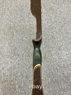 Bear Grizzly Glass Powered Wooden AMO 58 50x# RH Recurve Bow Vintage #KR37816