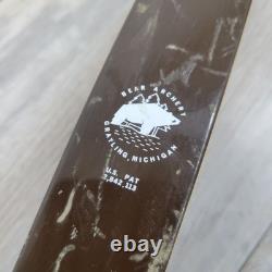 Bear Grizzly Recurve Bow 58 45# Vintage Glass Powered Right Hand