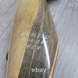 Bear Grizzly Recurve Bow 58 45# Vintage Glass Powered Right Hand