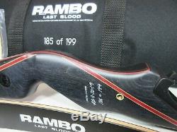 Bear Rambo Last Blood Take Down Recurve bow 185/199 limited edition 45 lbs