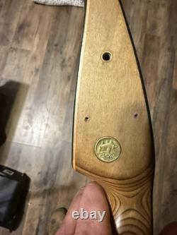 Bear Recurve Bow RH Grizzly Glass Powered Primitive Hunting/Archery Trad