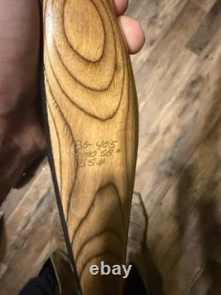 Bear Recurve Bow RH Grizzly Glass Powered Primitive Hunting/Archery Trad