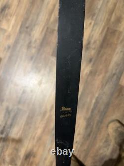 Bear Recurve Bow RH Grizzly Glass Powered Primitive Hunting/Archery Trad