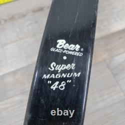 Bear Super Magnum 48 Recurve Bow 50# 48 Right Hand