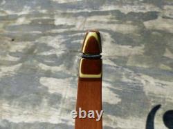 Bear Zebra Wood Grizzly 58 Recurve Bow 39# @28 Right Hand Very Nice