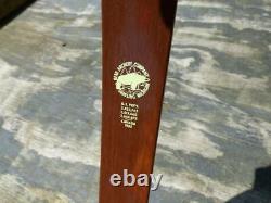 Bear Zebra Wood Grizzly 58 Recurve Bow 45# @28 Right Hand Very Nice