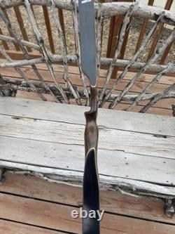 Beautiful! Vintage Bear Archery Black Panther Hunter Recurve Bow 52 45/50# RH Beautiful! Vintage Bear Archery Black Panther Hunter Recurve Bow 52 45/50# RH