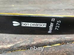 Ben Pearson Hunter II 7375, Recurve, Rh, 45# @ 28, 52 + New String