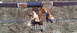 Big Jim Buffalo Magnum takedown hybrid longbow, 64 44# curly Koa veneers