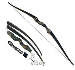 Black Hunter Archery Longbow Takedown Recurve Bow Right Hand 60 Hunting Target