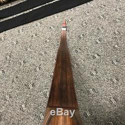 Black Widow Autumn Oak Recurve Bow PSA III 50# @ 28, 62 LH, withtons of extras