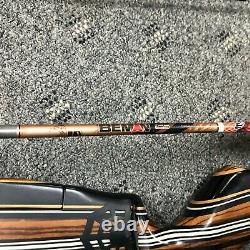 Black Widow PMA X Exotic Zebrawood Takedown Recurve Bow 47lb @ 28in 60 withArrows