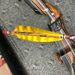 Black Widow PMA X Exotic Zebrawood Takedown Recurve Bow 47lb @ 28in 60 withArrows